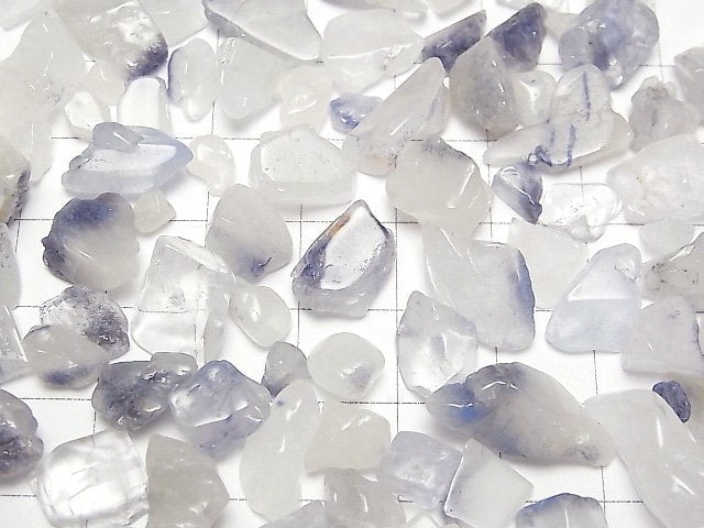 Dumortierite in Quartz Undrilled Chips 100g $4.79!