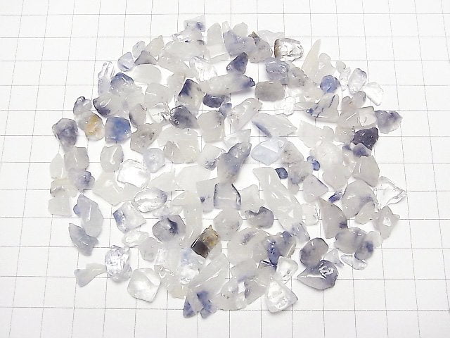 Dumortierite in Quartz Undrilled Chips 100g $4.79!