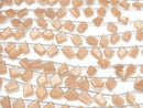 [Video] High Quality Peach Moonstone AAA- Fancy Shape Cut 1strand beads (aprx.7inch / 18cm)