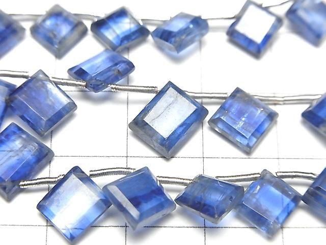 [Video] Kyanite AA++ Diamond Shape half or 1-strand beads (approx. 9 inches/22 cm)