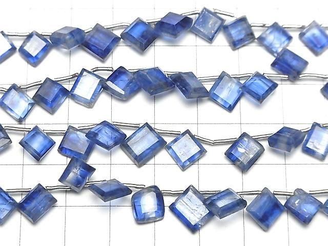 [Video] Kyanite AA++ Diamond Shape half or 1-strand beads (approx. 9 inches/22 cm)
