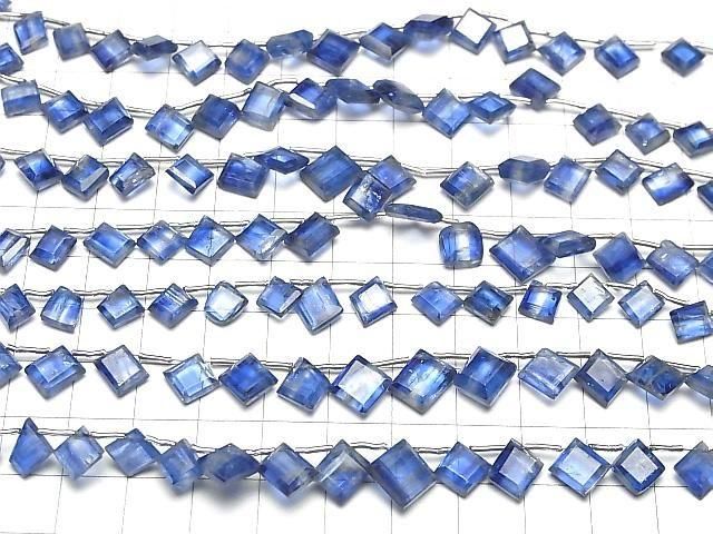 [Video] Kyanite AA++ Diamond Shape half or 1-strand beads (approx. 9 inches/22 cm)