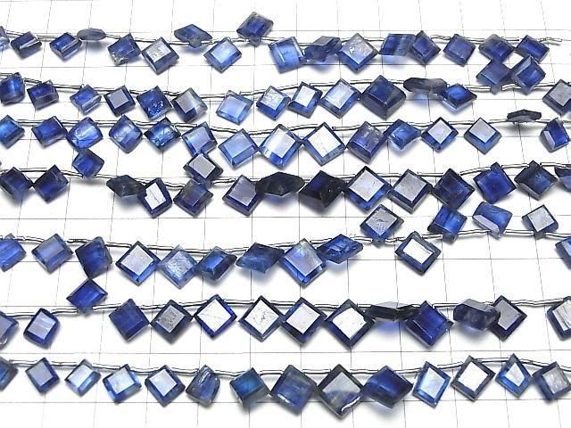 [Video] Kyanite AA++ Diamond Shape [Dark Color] Half or 1-strand beads (approx. 9 inches/22 cm)