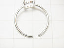 [Video] Silver925 Ring Frame (Prong Setting) Oval 8x6mm No Coating Free Size 1pc