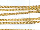 14KGF Wheat Chain 1.0mm [40cm][45cm] Necklace 1pc