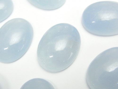 Aquamarine, Cabochon Gemstone Beads