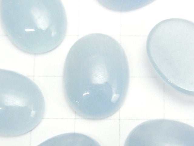 [Video] Namibia Aquamarine AAA Oval Cabochon 20x15mm 1pc