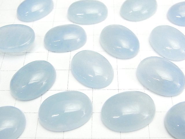 [Video] Namibia Aquamarine AAA Oval Cabochon 20x15mm 1pc