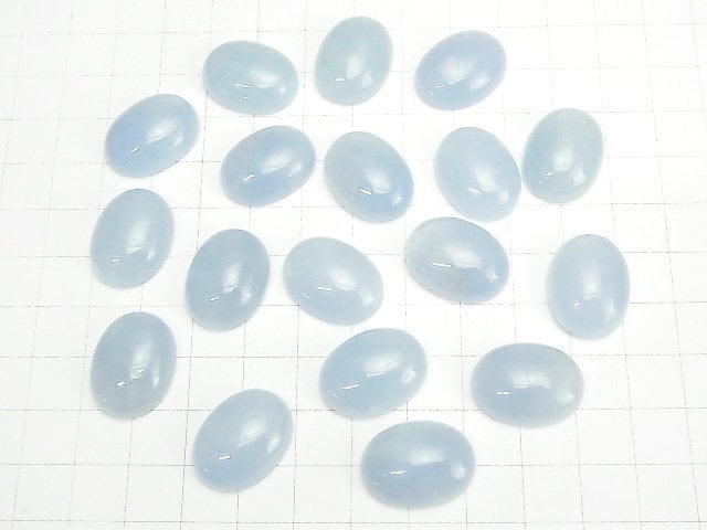 [Video] Namibia Aquamarine AAA Oval Cabochon 20x15mm 1pc