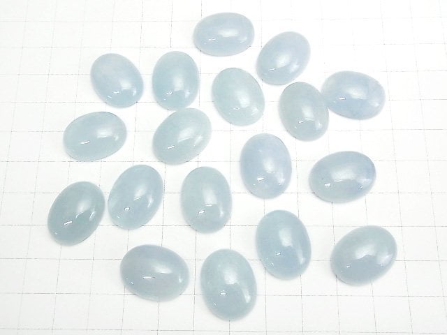 [Video] Namibia Aquamarine AAA- Oval Cabochon 20x15mm 1pc