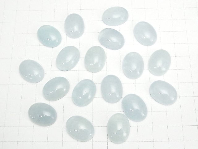 [Video] Namibia Aquamarine AA+ Oval Cabochon 20x15mm 1pc