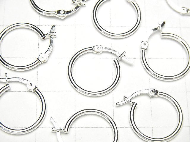 New sizes available! Silver925 hoop earrings [10mm] [15mm] [20mm] [25mm] 1pair