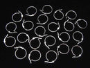 Silver925 Hoop Earrings [10mm] [15mm] [20mm] [25mm] 1 pair