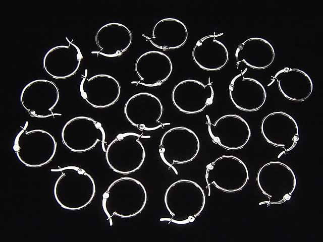 New sizes available! Silver925 hoop earrings [10mm] [15mm] [20mm] [25mm] 1pair