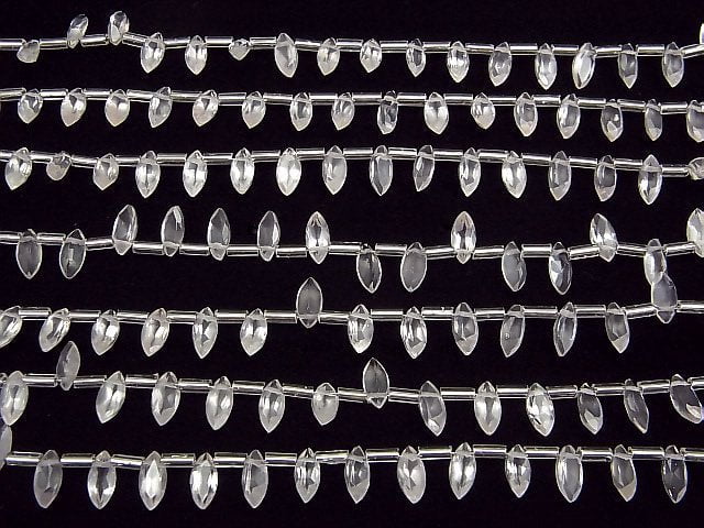 [Video] High Quality Rose Quartz AAA- Marquise Faceted 8x4mm 1strand (18pcs)