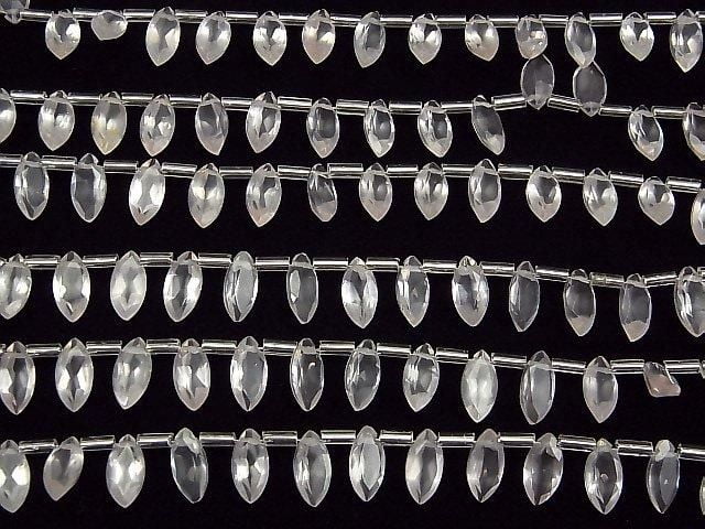 [Video]High Quality Rose Quartz AAA- Marquise Faceted 10x5mm 1strand (13pcs )