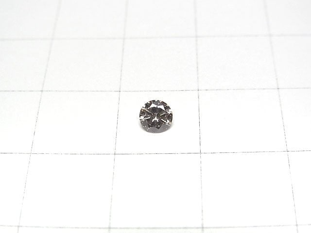 [Video] Brown Diamond Round Faceted 4x4mm 1pc