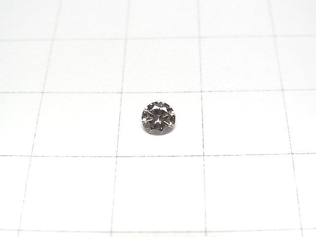 [Video] Brown Diamond Round Faceted 4x4mm 1pc