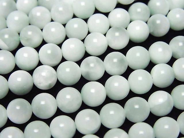 綠色天使石 AAA 級 - 圓珠 6mm 1 串 (約 15 英吋/37 公分)