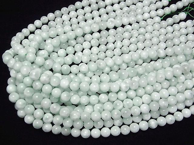 綠色天使石 AAA 圓珠 8mm 1串 (約 15 英吋/36 公分)