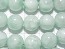 [Video] Green Angelite AAA Round 10mm 1strand beads (aprx.15inch/37cm)