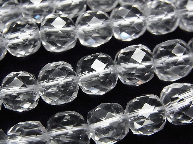 Crystal Quartz, Cube Gemstone Beads