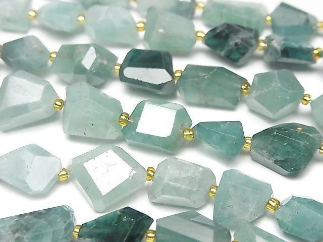 [Video] Grandidierite AA+ Faceted Nugget 1-strand beads (approx. 7 inches/18 cm)