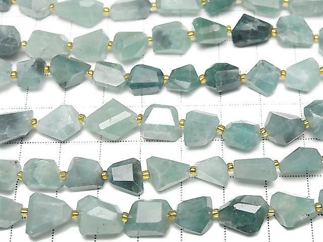 [Video] Grandidierite AA+ Faceted Nugget 1-strand beads (approx. 7 inches/18 cm)