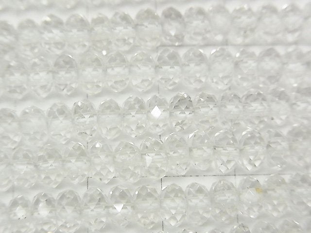 [Video] High Quality! Crystal AAA- Faceted Button Roundel 6x6x3.5mm half or 1strand beads (aprx.15inch / 38cm)