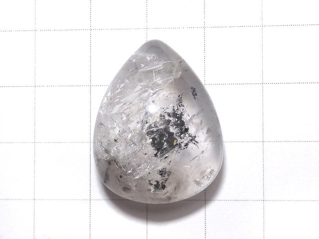 [Video] [One of a kind] Sichuan Graphite In Quartz Cabochon 1pc NO.12