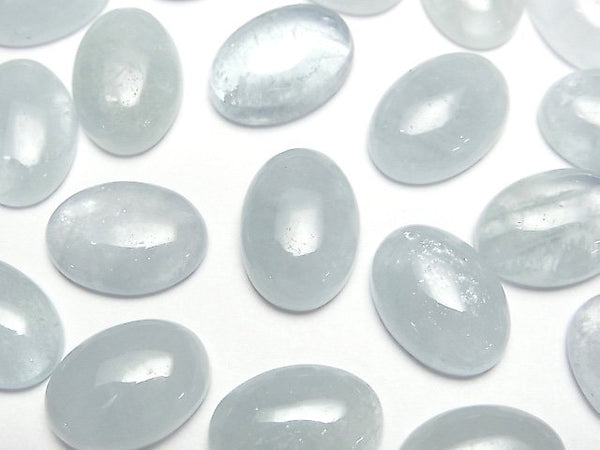 Aquamarine, Cabochon Gemstone Beads