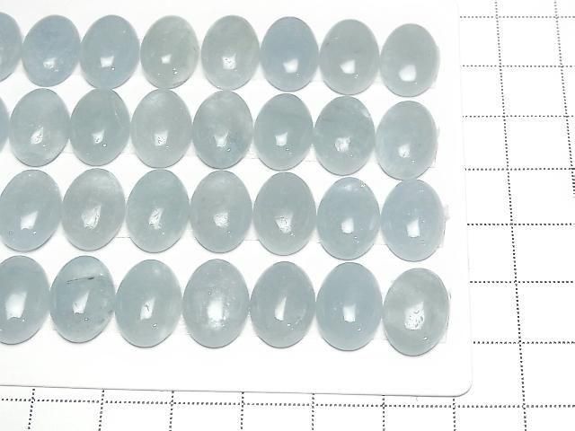 [Video] Namibia Aquamarine AA++ Oval Cabochon 14x10mm 1pc