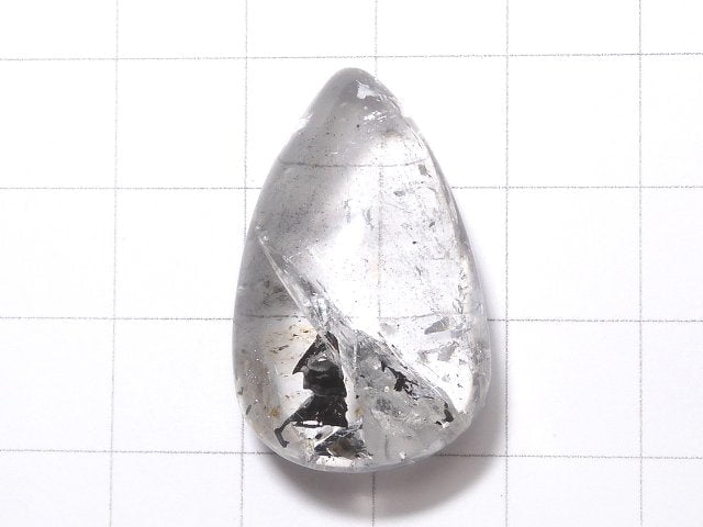 [Video] [One of a kind] Sichuan Graphite In Quartz Cabochon 1pc NO.33