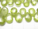 [Video] High Quality Sphene AAA- Pear shape (Smooth) 1strand beads (aprx.5inch / 13cm)