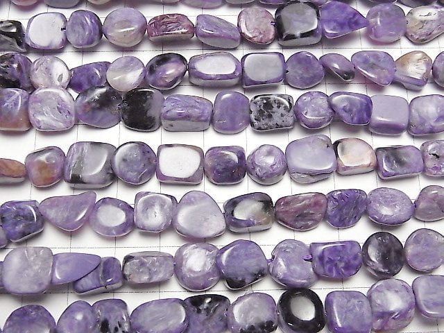 [Video]Charoite AA++ Nugget 1strand beads (aprx.15inch/37cm)