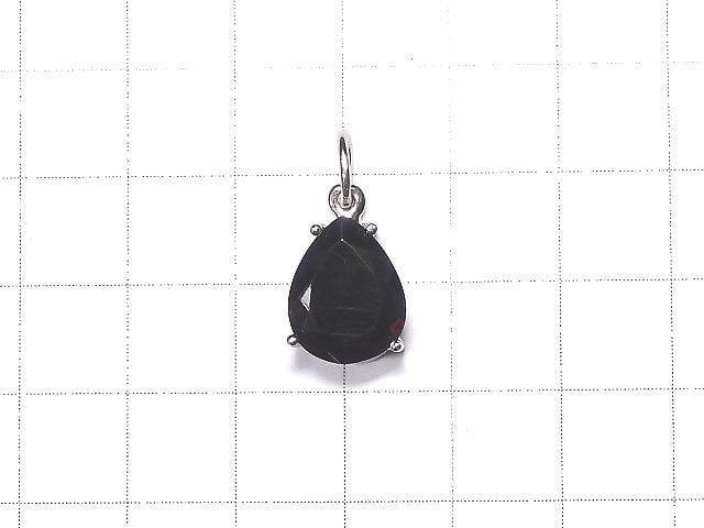 [Video] [One of a kind] High Quality Black Opal AAA Faceted Pendant Silver925 NO.119