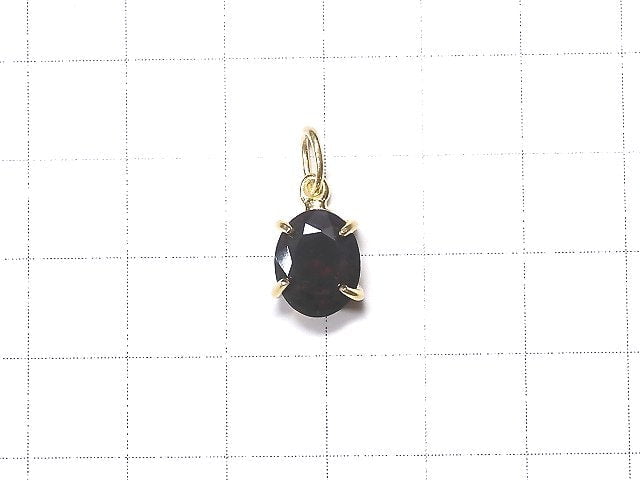 [Video] [One of a kind] High Quality Black Opal AAA Faceted Pendant 18KGP NO.207