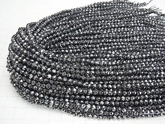 [Video] High Quality! 2pcs $11.79! Terahertz Star Faceted Round 4mm 1strand beads (aprx.15inch / 36cm)