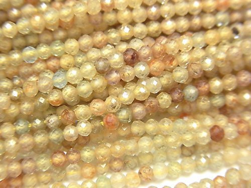 Faceted Round, Zircon Gemstone Beads