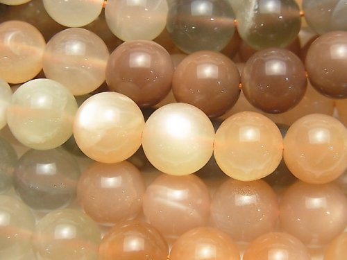 Moonstone, Round Gemstone Beads