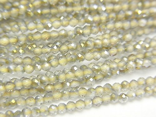 Faceted Round, Topaz Gemstone Beads