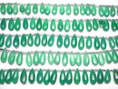 [Video]High Quality Green Onyx AAA Pear shape (Smooth) 15x6mm half or 1strand (18pcs )