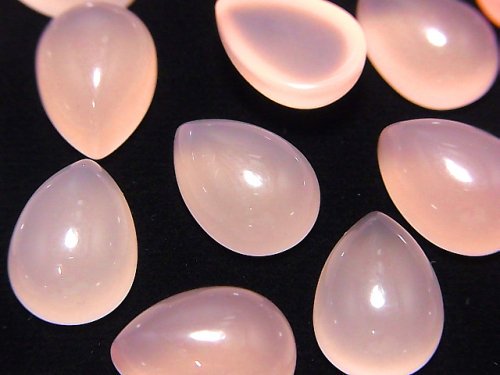 Cabochon, Chalcedony Gemstone Beads