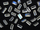Rainbow Moonstone, Rectangle, Undrilled (No Hole) Gemstone Beads