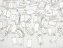 [Video] High Quality Rainbow Moonstone AAA- Undrilled Rectangle Faceted 5pcs