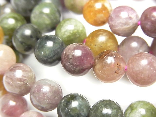 Accessories, Bracelet, Round, Tourmaline Gemstone Beads