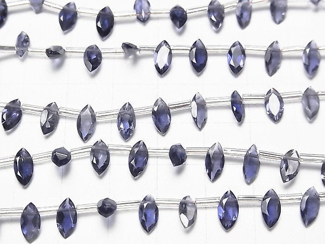 [Video]High Quality Iolite AAA Marquise Faceted 8x4mm half or 1strand (18pcs )