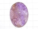 [Video] [One of a kind] High Quality Ametrine AAA- Carved Cabochon 1pc NO.192
