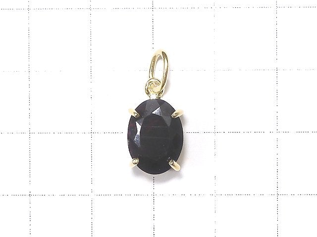 [Video] [One of a kind] High Quality Black Opal AAA Faceted Pendant 18KGP NO.231