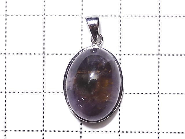 [Video] [One of a kind] Red Amethyst (Party Color Amethyst) AAA Pendant Silver925 NO.40